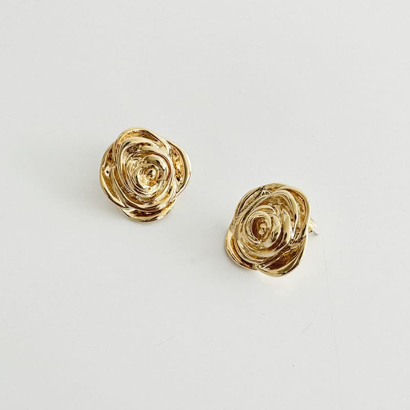 August Harmony Gemma Rose Earring / 2color