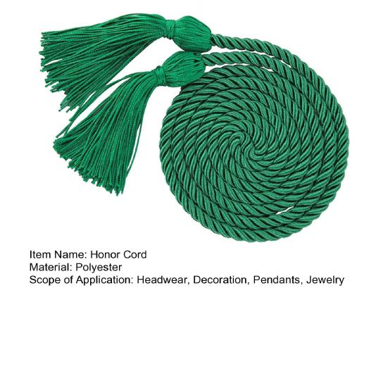 Maturitní šňůry se střapcem 67 palců Národní vyznamenání Pletené šňůry pro vysokoškolské absolventy Bakalář Mistr Doktor Maturitní ceremonie