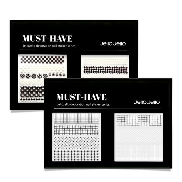 

Jello Jello must-have gel nail sticker set of 2, JNC-16, 1 set