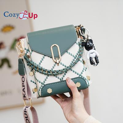 Cozy Up Luxury Women's Mobile Phone Bag, Women's Shoulder Crossbody, Contrasting Colors, Large Capacity