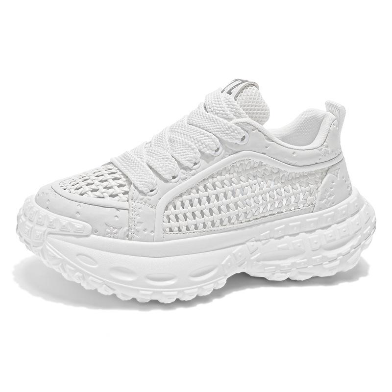 

Dad shoes men s platform non-slip sports shoes summer new trend hollow breathable youth height increase casual men s shoes 44