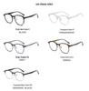 Japanese Ultralight Full-Rim Anti-Blue Light Glasses - Non-Prescription, Prescription-Friendly Frames for Men and Women (Model 9906)