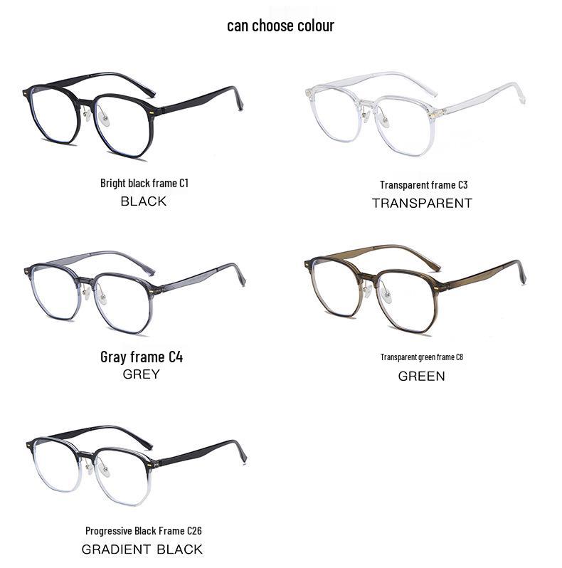Japanese Ultralight Full-Rim Anti-Blue Light Glasses - Non-Prescription, Prescription-Friendly Frames for Men and Women (Model 9906)