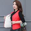 Vest women's thickened down cotton vest warm short vest close-fitting liner