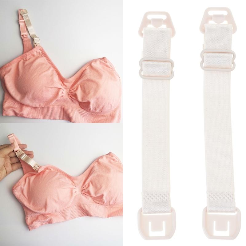 Fibbia reggiseno da allattamento Estensione cinghia reggiseno per tiralatte per mamme che allattano Fornitura per allattamento Gancio estensibile per fibbia reggiseno da allattamento 2 PZ