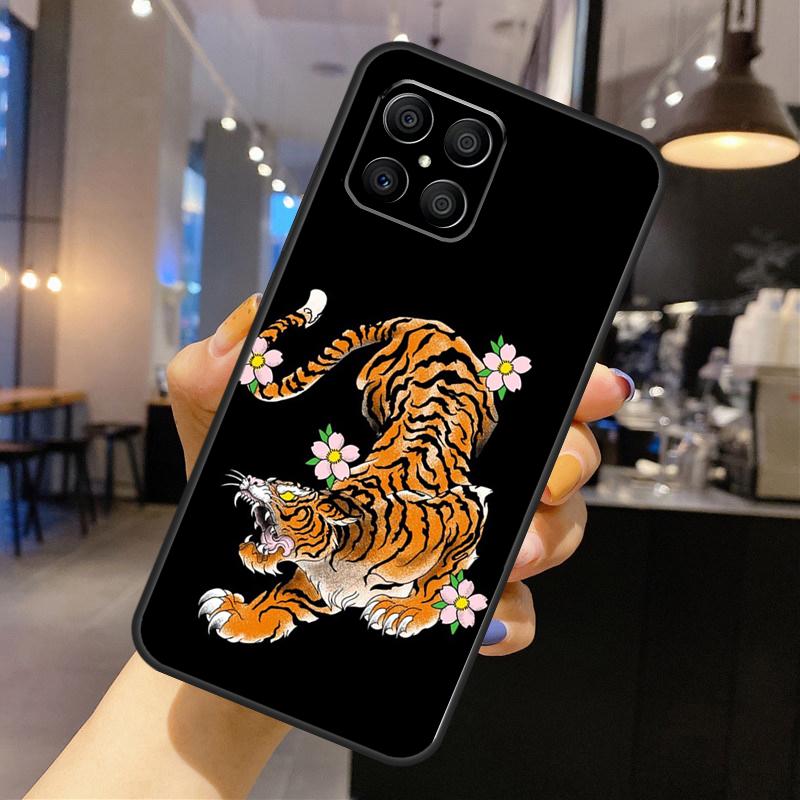 Japanese Tiger For Honor Magic 7 5 6 8 Pro Case For Honor 200 400 Lite 70 90 X8c X8b X9a X9b X9c X9d Win RT