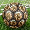 Prehistoric Desert Majesty Round Football Size 5 Adult Ball Suitable for Training Matches and Outdoor Team.