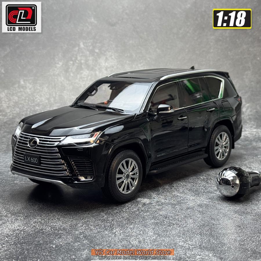 

LCD 1:18 Lexus LX600 литий автомодель позашляховик статична прикраса святковий подарунок колекція металевий матеріал чорний