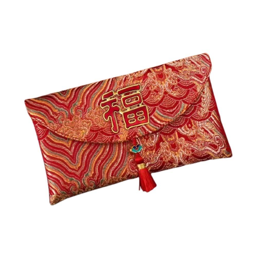 Cloth Wedding Money Pocket Chinese Style Red Packet HongBao New Year Red Envelope  Spring Festival