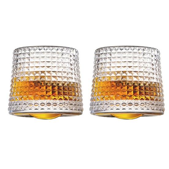 Ribbed Glass Drinking Cup Easy To Clean Dishwasher Safe Drinking Glasses Wine Dessert Containers Tableware
