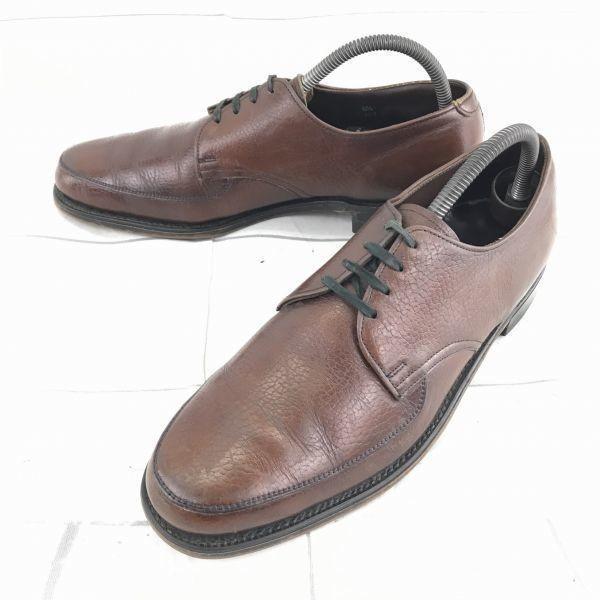 

USA 70s-80s Vintage/NUNN BUSH/Goodyear Welt Leather U-Tip Shoes/8.5/26.0-26.5/Brown/Business