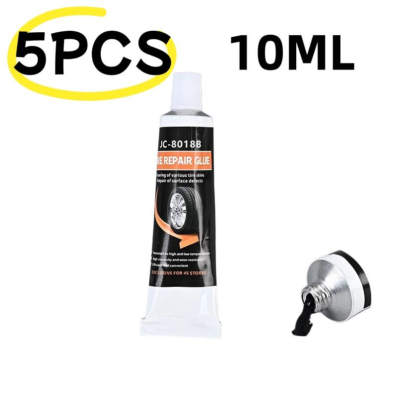 Car Bike Tire Repair Paste High Temp Resistant Black Glue Remover for Emergency Repair in Garage and Road Trips