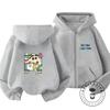 Fashion Kids Zipper Hoodie Kawaii Cartoon Print Street Style Winter Casual Outerwear Crayon Shin Chan 3 14