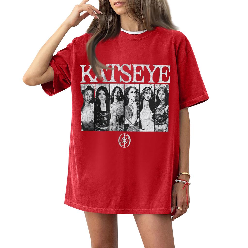 Women's Round Neck Printed Short-sleeved T-shirt Top