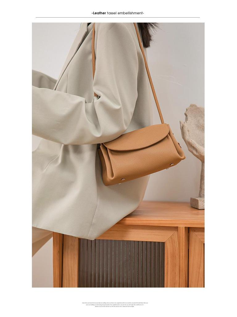 Little Elephant Cartoon Genuine Leather Shoulder Crossbody Bag for Women