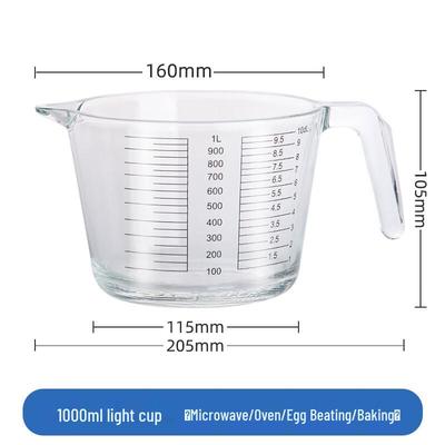 Xihe Thickened Glass Measuring Cup