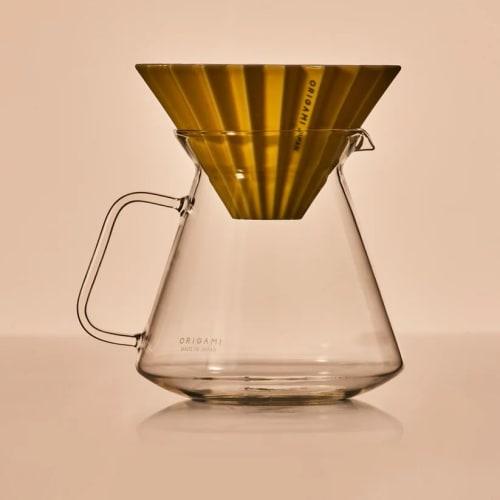 ORIGAMI Glass Coffee Server with HARIO 710ml (Full)
