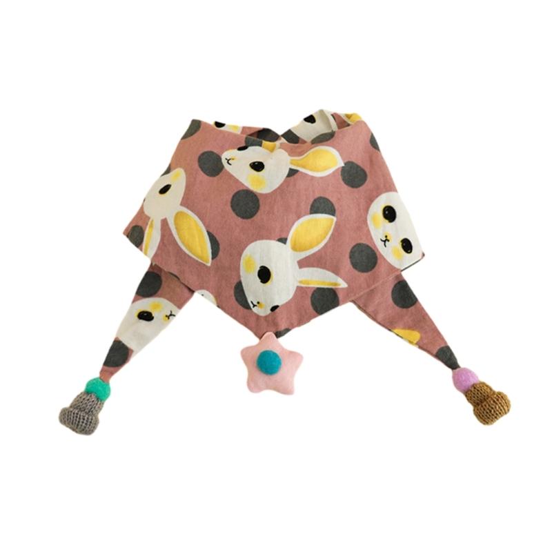 Cute Children Scarf Versatile & Warm Shawl Cotton Baby Neck Towel Multi Functional Scarf Lightweight for Boys & Girls