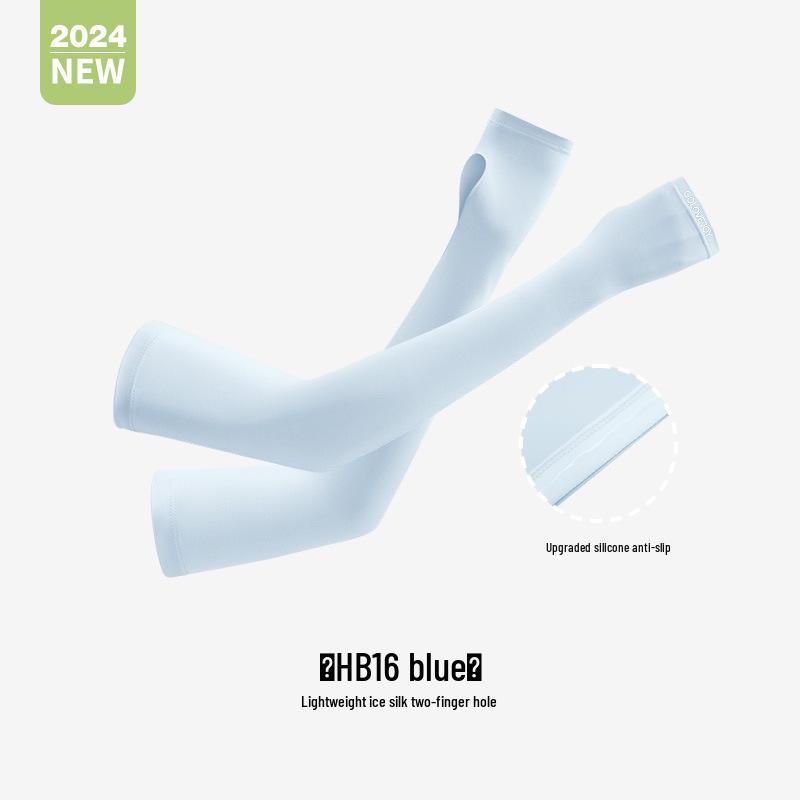 23 Manches de Bras de Protection Solaire en Soie Glacée Améliorées pour Femmes - Été Sports de Plein Air & Conduite