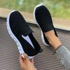 Summer New Casual Single Shoes Breathable Mesh Round Head Comfortable Casual Shoes Women's Foreign Trade Cross-border Large Size Women's Shoes