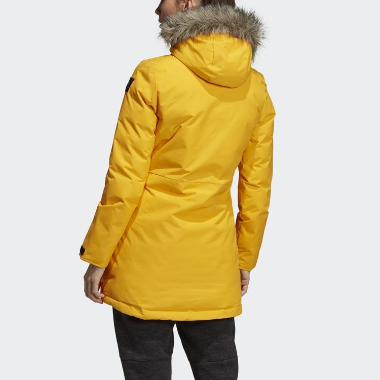 (WMNS) Adidas Sportswear Xploric Parka Asia Sizing 'Yellow' Women's DZ1497