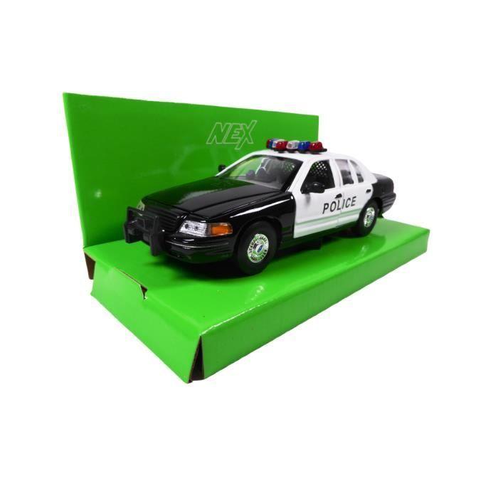 Véhicule miniature - Voiture 1:24 FORD CROWN VICTORIA POLICE - Welly 22082PT