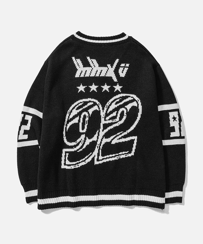 VASTIC 92 Graphic Knit_Black
