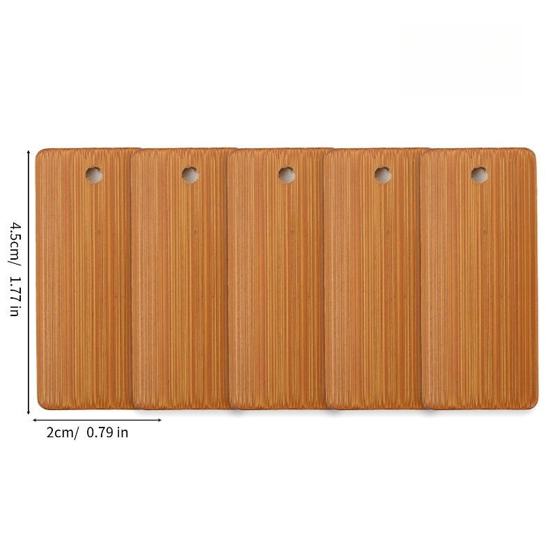 

Funny Creative Natural Wood DIY Handmade Blank Bamboo Keychain 45x20mm Bamboo Tags for Keyring Blanks Unfinished Tags Key Chains