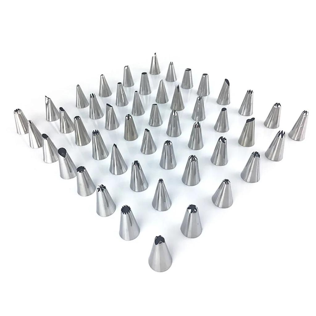 8PC/14PC Stainless Steel Flower Mouth Candy Kitchen Baking Cake Decoration Frosting Piping Cream Nozzle Tip