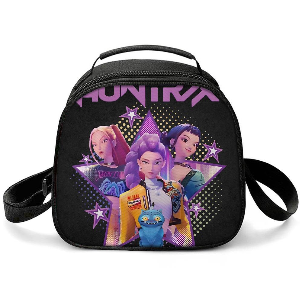 KPOP Witch Hunters Printed Cartoon Student Warm Lunch Bag Messenger Bag