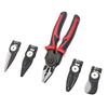 5 in 1 Interchangeable Pliers Set Multifunctional Tool for Wire Cutting Stripping Crimping As Combination Slip Joint Pliers