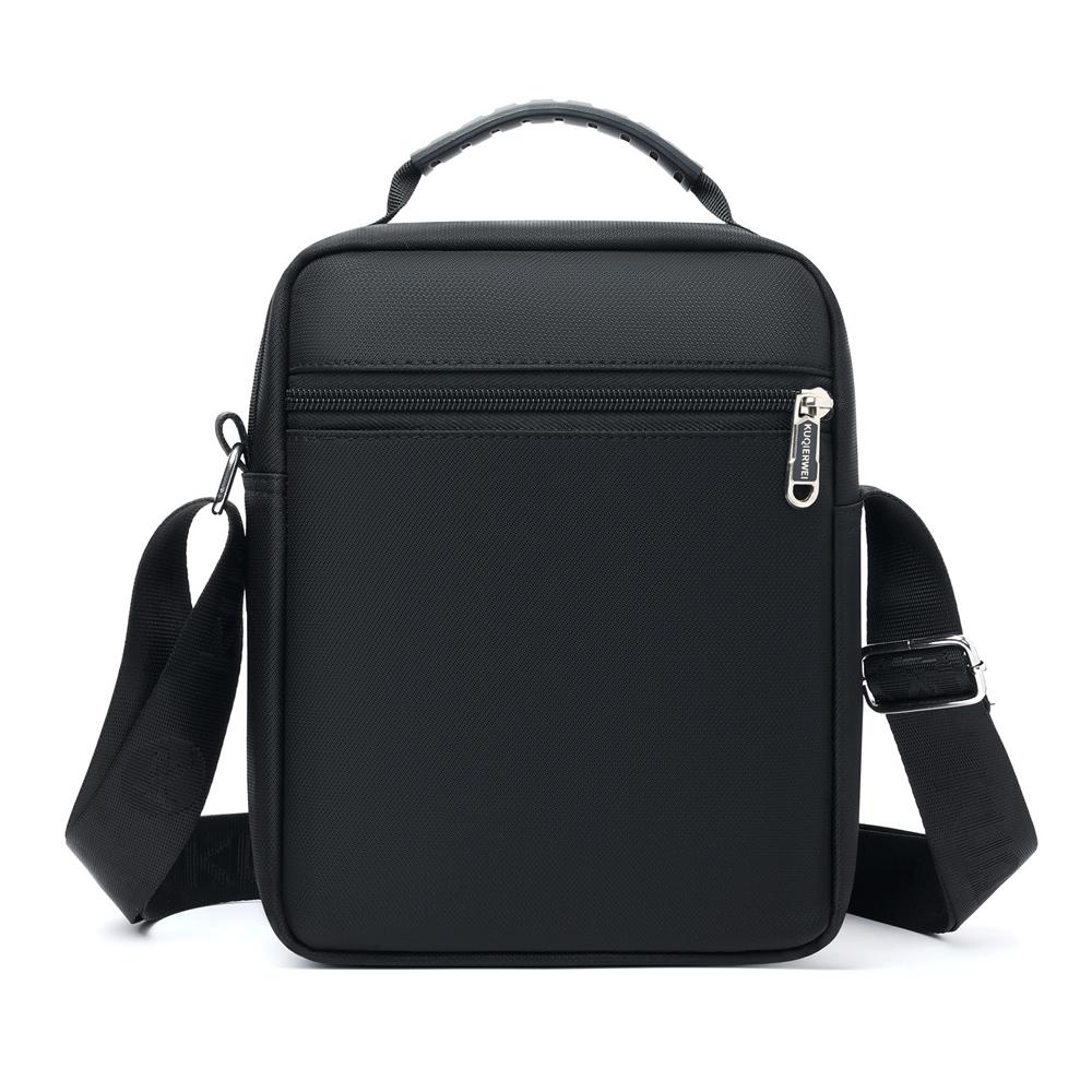 Mens Oxford Crossbody Bag Waterproof Business Shoulder Satchel Multi Pocket Travel Purse