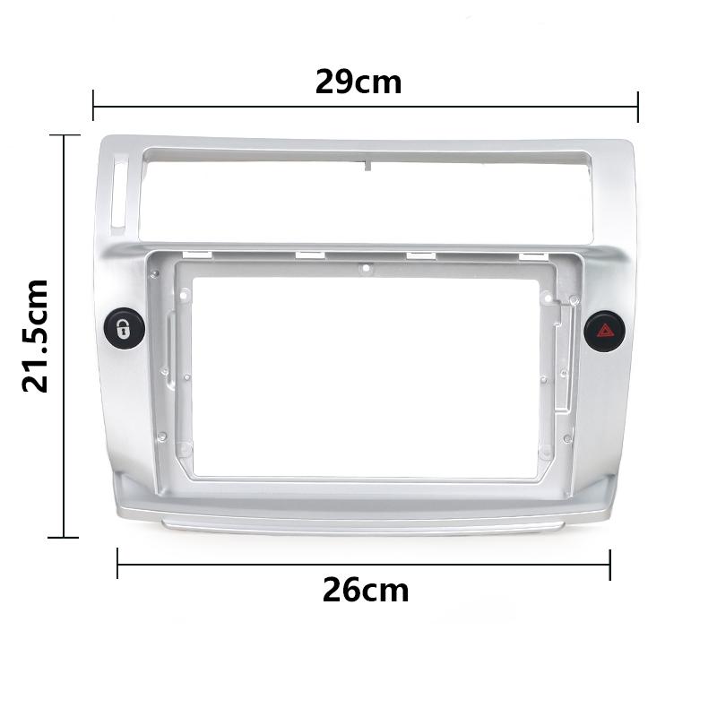 2 Din 9 Inch Stereo Panel For Citroen C4 C-triunfo C-Quatre 2004-2009 Android Multimedia Player Panel Radio CD DVD GPS Dash kit