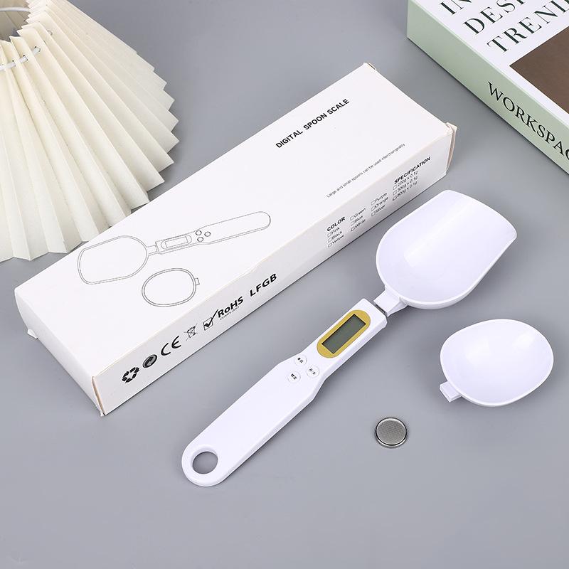 

Digital Spoon Scale 500g Electronic Measuring Spoon for Food Tea Coffee Pet Food Baking Kitchen Precision Scale