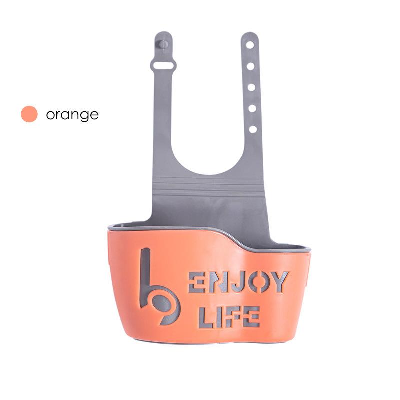 Kitchen Sink Drain Basket Hanging Bag Faucet Sponge Storage Rack Vegetable Washing Sink Storage Hanging Basket HMM