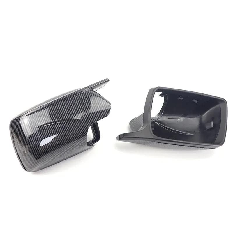 Carbon Fiber Style M Shape Side Mirror Cover Caps for BMW X3 X 3 E83 2003-2010 Replacement