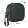 PU Leather Earphone Cover For Samsung Galaxy Buds 4/Buds4 Pro Soft TPU Protection Shockproof With Carabiner Phone Stand Cases