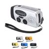 Solar Emergency Radio Hand Crank Portable NOAA Weather Radio with AM FM LED Lights SOS Alarm Cell Ph