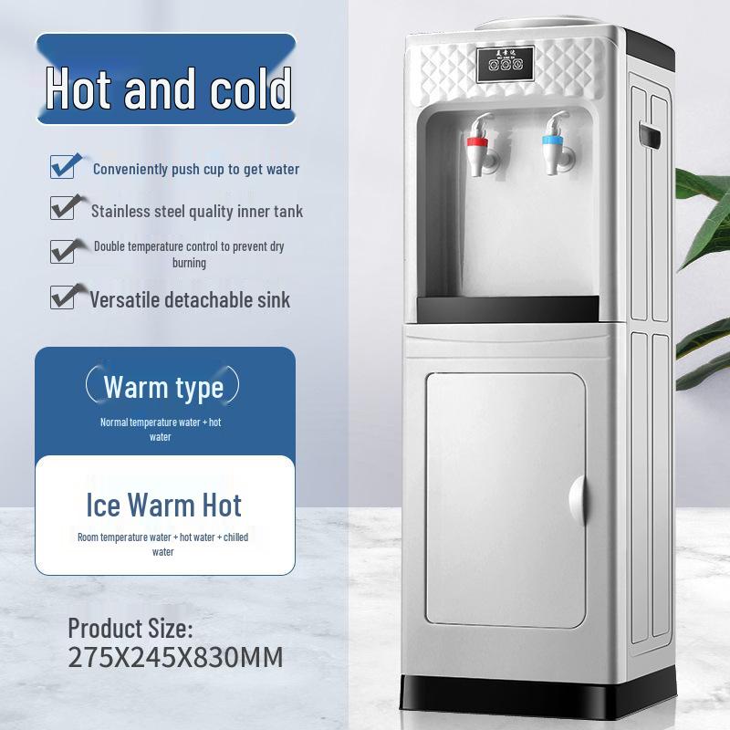 Компактный диспенсер для воды двойного назначения: Горячий и Холодный, Настольная Модель, Полностью Автоматический