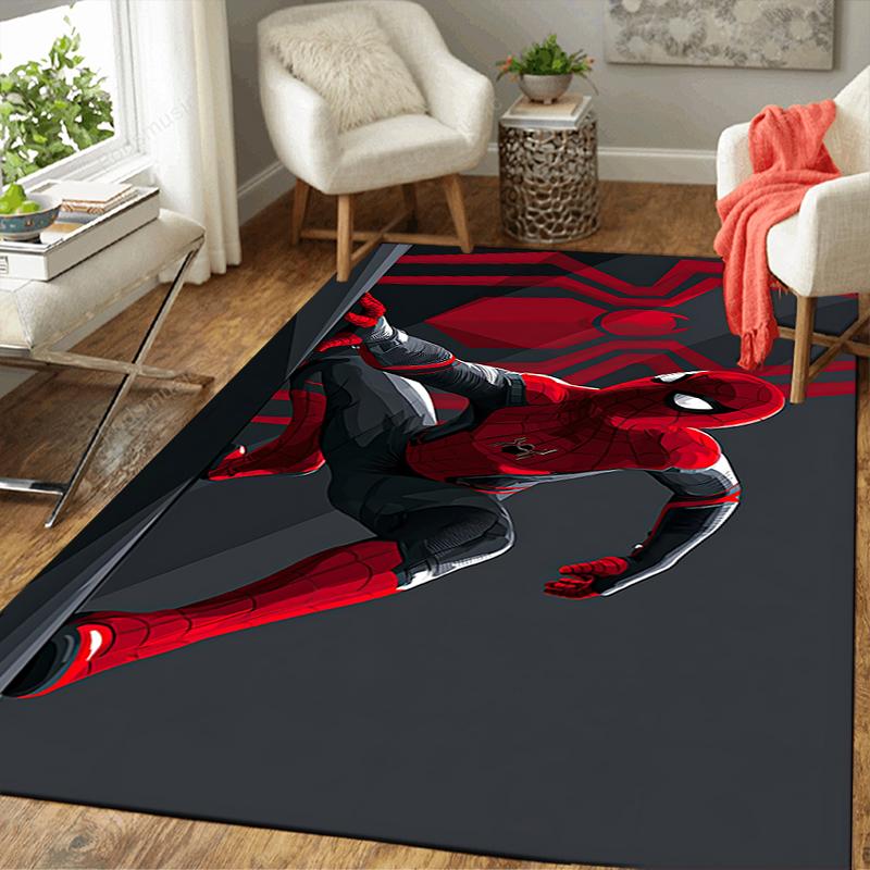 1Pc Spiderman Far Home Rug, Office Carpet Indoor Outdoor Doormat, Non-Slip, Comfortable, Living, Christmas Halloween, Xmas Gift S1222