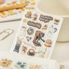 3D Crystal Heat Transfer Sticker - Slow Living Warm Collection: Creative Diary and DIY Scene Collage Patterns