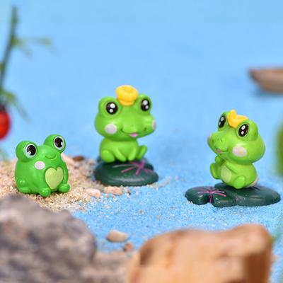 CHOSUR 6ks/sada Mini figurka žabičky Forma zahradní bonsaje Micro Landscape Home