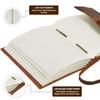 LEATER VILLAGE Vintage Leather 20x15 Brown 240 Pages of Lined Paper Perfect for and Personal Use Premium College Lined Notebook for Men and Women X 6