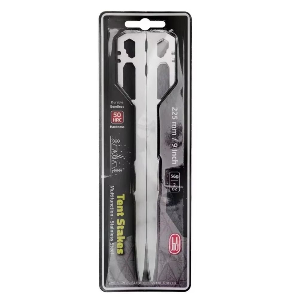 6Pcs/set Wind-Resistant Canopy Tent Pegs Heavy Duty Garden Ground Nail Camping Tent Stakes  Beach