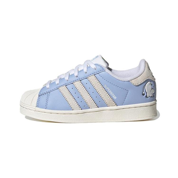 (PS) adidas Original Superstar 360 x Moomin Shoes Blue Dawn Kids ID6651 EU 29