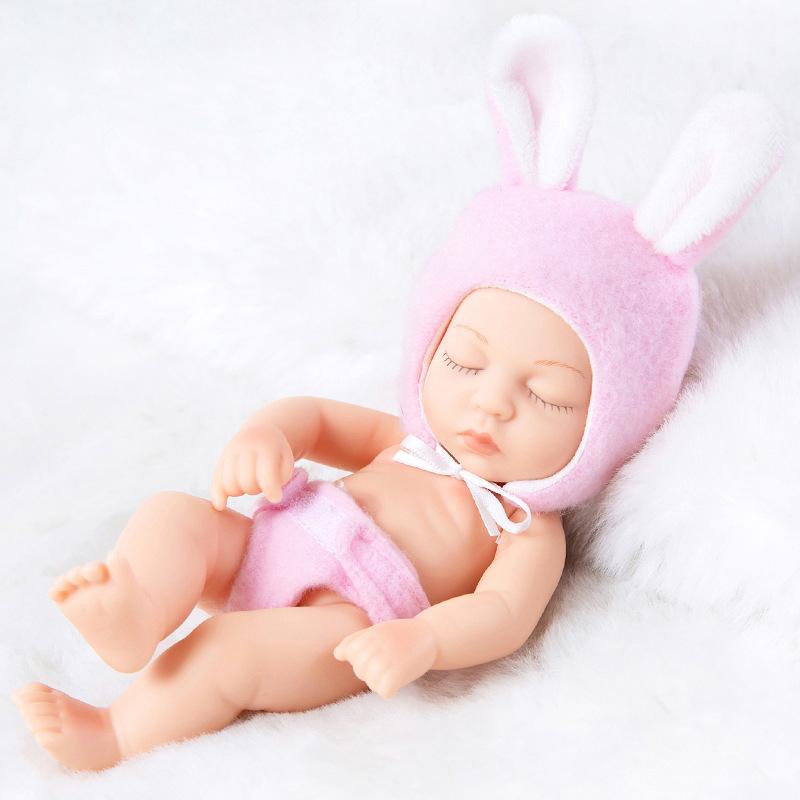 

Реалістична, м яка лялька Baby Reborn, розписана вручну, розміром 18 см, яку можна мити, дитяча гральна лялька 18CM