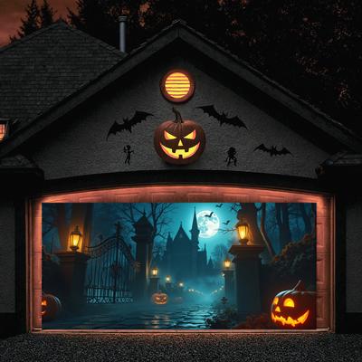 Event Decoration Banner Lantern Lighting Haunted House Banner Halloween Banner Decorative Elements For Holiday Decoration
