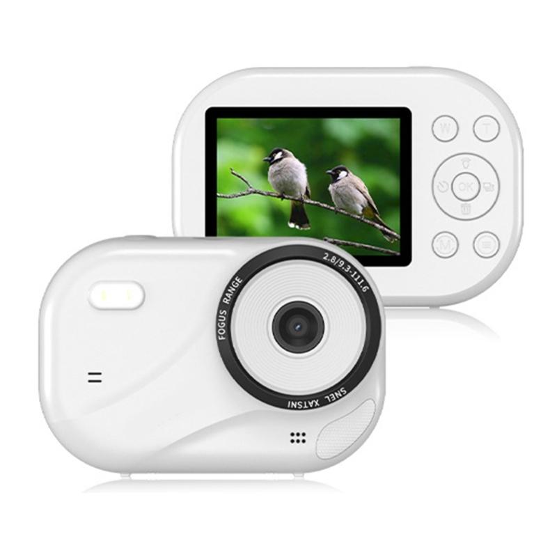 

High Resolution 4800W Pixel Digital Camera with 16X Digital Zooming and 2.4inch Screen Enjoy Clear Photoshoots for Kids белый