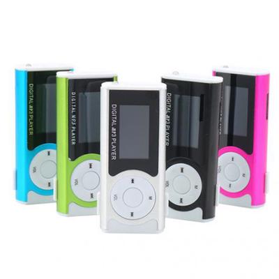 Clip per schermo LCD da 1,3 pollici USB Mini lettore musicale Mp3 Supporto scheda da 16 GB