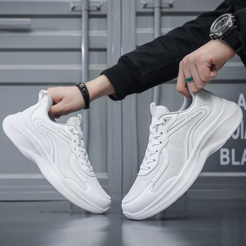 48 49 50 Super size college sports casual shoes Men's flying fabric breathable non-slip shock absorption footwear
